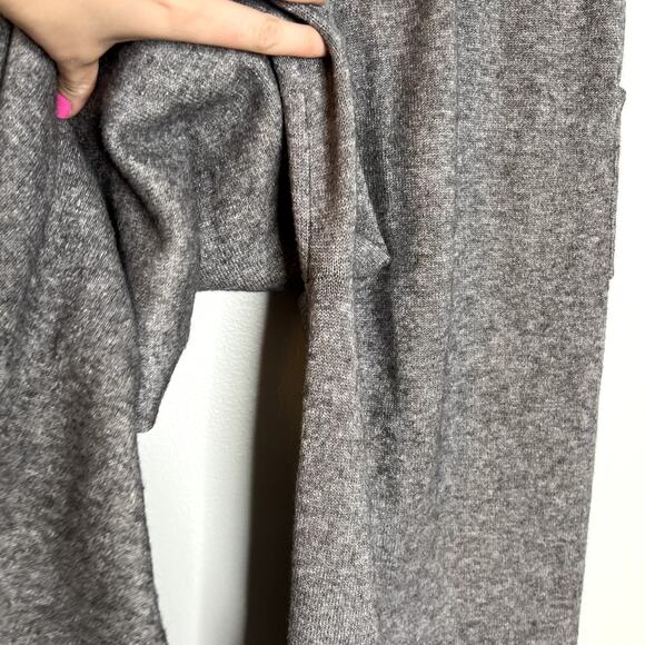 Baci Mina Pant Gray Wide Leg Sweater Pants - Picture 4 of 6
